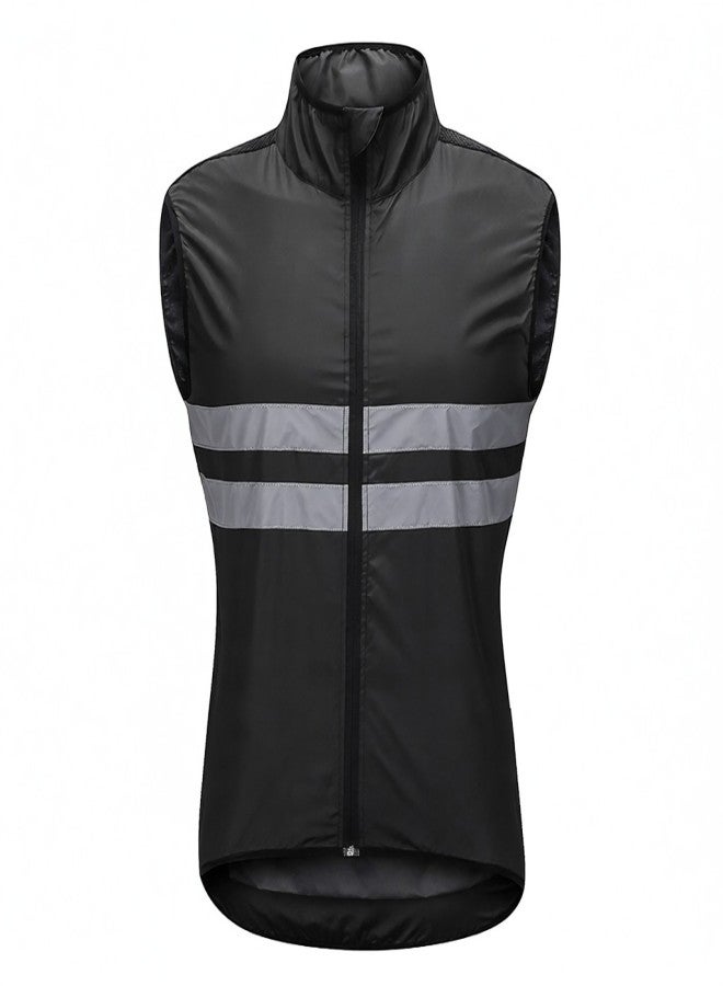 Wosawe Sleeveless Cycling Jersey Windproof Breathable MTB Bike Riding Top Sports Jacket for Men and Women - Image 1