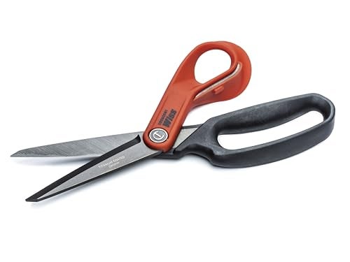 Wiss Crescent Wiss 10" Heavy-Duty Titanium Coated Tradesman Shears - Industrial Utility Shears Scissors for Cutting Leather, Wire, Cardboard - CW10TM - Image 2