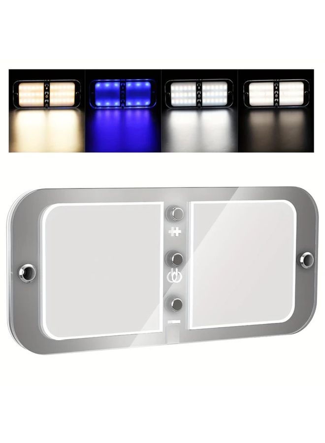 800 Lumens RV Roof Interior Light Dimmable 6W 3000 6000K LED Lighting Fixture With Remote Control For Camper Motorhome Trailer 1 Pack - Image 1