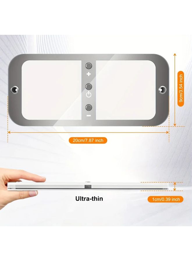 800 Lumens RV Roof Interior Light Dimmable 6W 3000 6000K LED Lighting Fixture With Remote Control For Camper Motorhome Trailer 1 Pack - Image 2