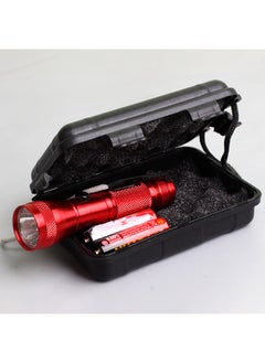 Dry Battery Flashlight Reading Student Dormitory Special Strong Light Super Bright Children's Eye Protection Small Flashlight-Product Specifications:8863 Red Plastic Box (collection Comes With 2 Batteries)