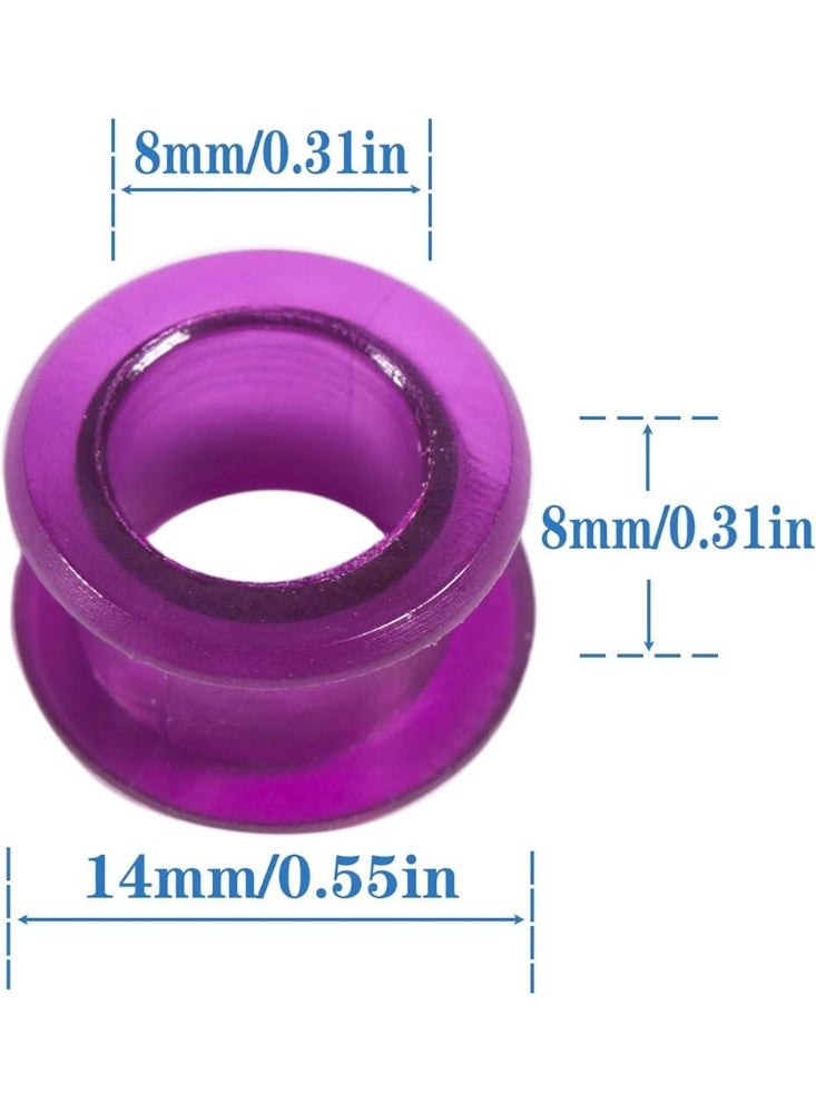 طقم واحد مكون من جلبة ناقل حركة لون ارجواني و مشبك اسود لتثبيتها تستخدم لربط واصلاح ناقل الحركة لاتوماتيكي مع عمود الجير بوكس مصممة خصيصًا لتكون متوافقة مع مجموعة واسعة من السيارات مصنوعة من البلاستيك الصلب من مادة البولي يوريثين الأرجوانية المتينة تستخدم لاستبدال الجلبة البالية أو المكسورة في وصلة كابل ناقل الحركة مما يتيح تحسين تعشيق و دقة  تبديل التروس بسلاسة ودقة ويمنع فصل الكابل عن ذراع النقل ايضا تساعد على تقليل "الارتخاء" أو التذبذب في ذراع نقل الحركة متوافقة مع العديد من الطرازات والموديلات مثل تويوتا كورولا وماتريكس ودودج وجيب ولكزس وميتسوبيشي وسوزوكي مصممة لسهولة التركيب دون الحاجة إلى أدوات خاصة مما يوفر بديلاً فعالاً من حيث التكلفة استبدالها حلاً شائعاً للمشاكل المتعلقة بصعوبة تعشيق التروس أو صدور أصوات غير طبيعية من ناقل الحركة يعد - Image 5