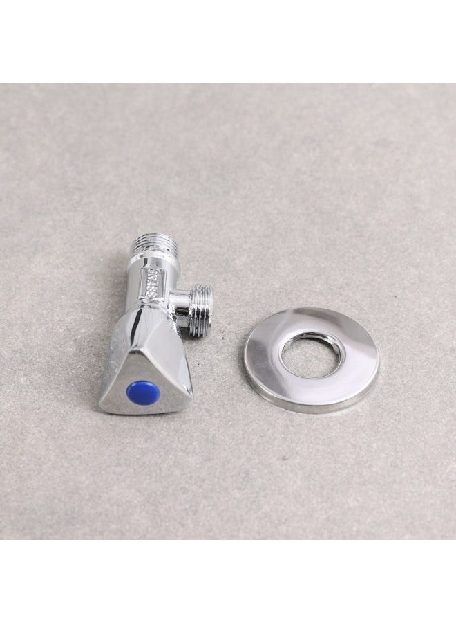 milano Heavy Duty Angle Valve 1/2 Inch Compression Angle Shut Off Water Valve Valves & Drains Plumbing Fittings For Hose Bath Shower Arm Toilet Bidet Sprayer Faucet - Image 5