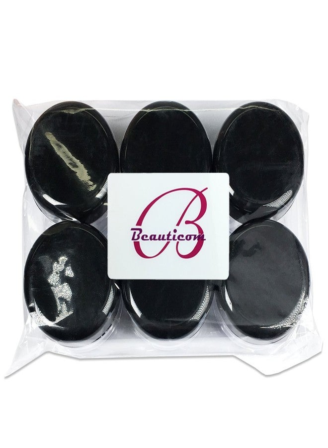 Pana Beauticom 42 Pieces 30 Gram 30 ML (1 Ounce) Round Clear Jars with Black Screw Cap Lid for Lip Gloss, Lip Balm, Hand Butter, Beard Wax, Scrubs, Lotions - BPA Free - Image 3