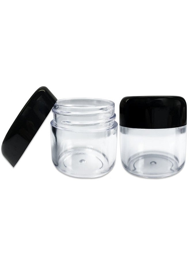 Pana Beauticom 42 Pieces 30 Gram 30 ML (1 Ounce) Round Clear Jars with Black Screw Cap Lid for Lip Gloss, Lip Balm, Hand Butter, Beard Wax, Scrubs, Lotions - BPA Free - Image 5