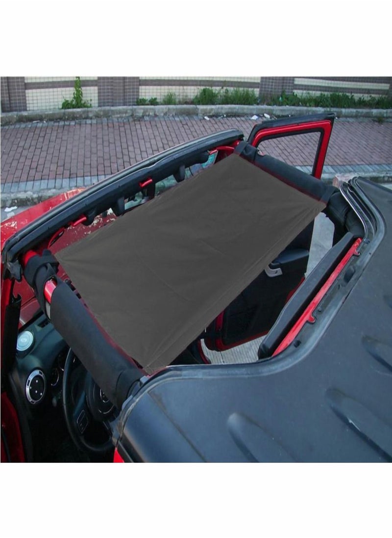 SYOSI Car Roof Hammock, Compatible with Jeep Gladiator JT & Jeep Wrangler YJ, TJ, JK, JKU, JL, JLU 1987-2020 4-Door and 2-Door  - Image 5