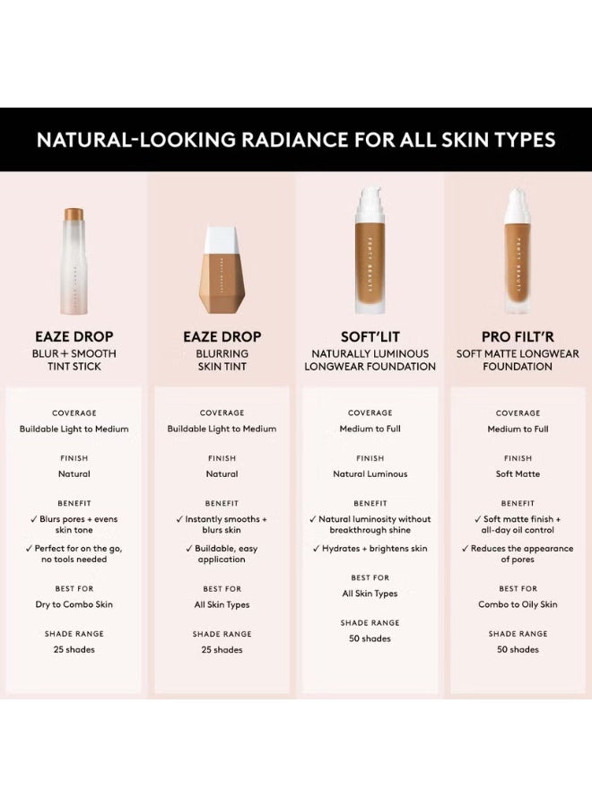 Fenty Beauty Soft'Lit Naturally Luminous Longwear Foundation - 140 - Image 4