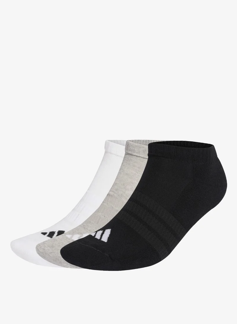 اديداس جوارب Cushioned Essentials Low Cut 3 Pair Pack