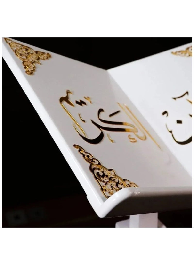 حامل كتب القرآن الكريم الإسلامي الجديد حامل حامل القرآن الكريم قابل للتعديل.  - Image 5