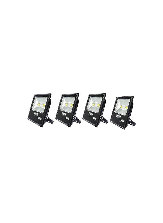 عدد 4 كشافات ليد 50 وات وحدات خارجية - ابيض