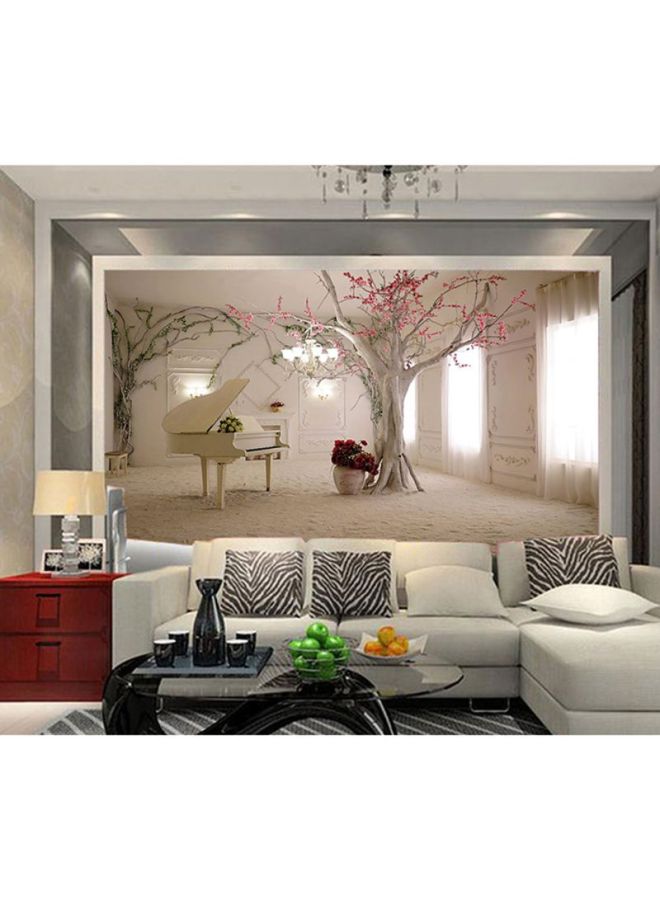 3D Piano Design Wallpaper Multicolour 1meter - Image 2
