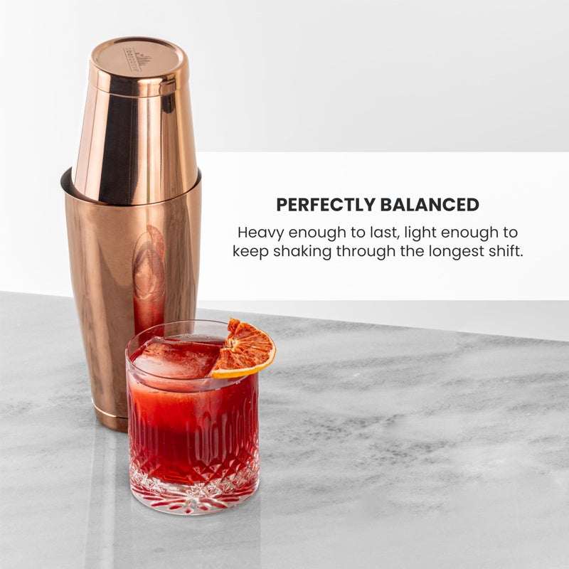 A Bar Above Professional Boston Shakers Set, 18 Oz & 28 Oz, Weighted Cocktail Shaker Set, for Bartenders, Pro Bar Shaker, Made from Premium Stainless Steel 304, Essential Bars Tools, for Drink Making - Image 4