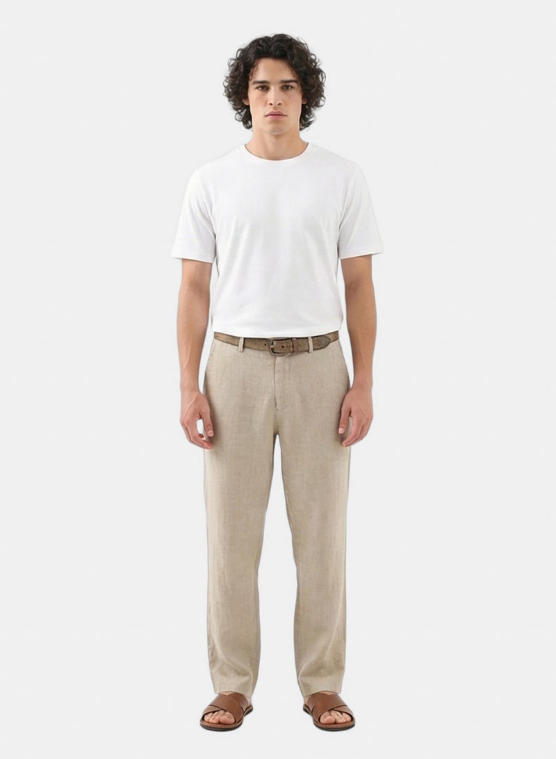 RAVIN Men Solid Crew Neck Short Sleeves Basic Tee - Image 3