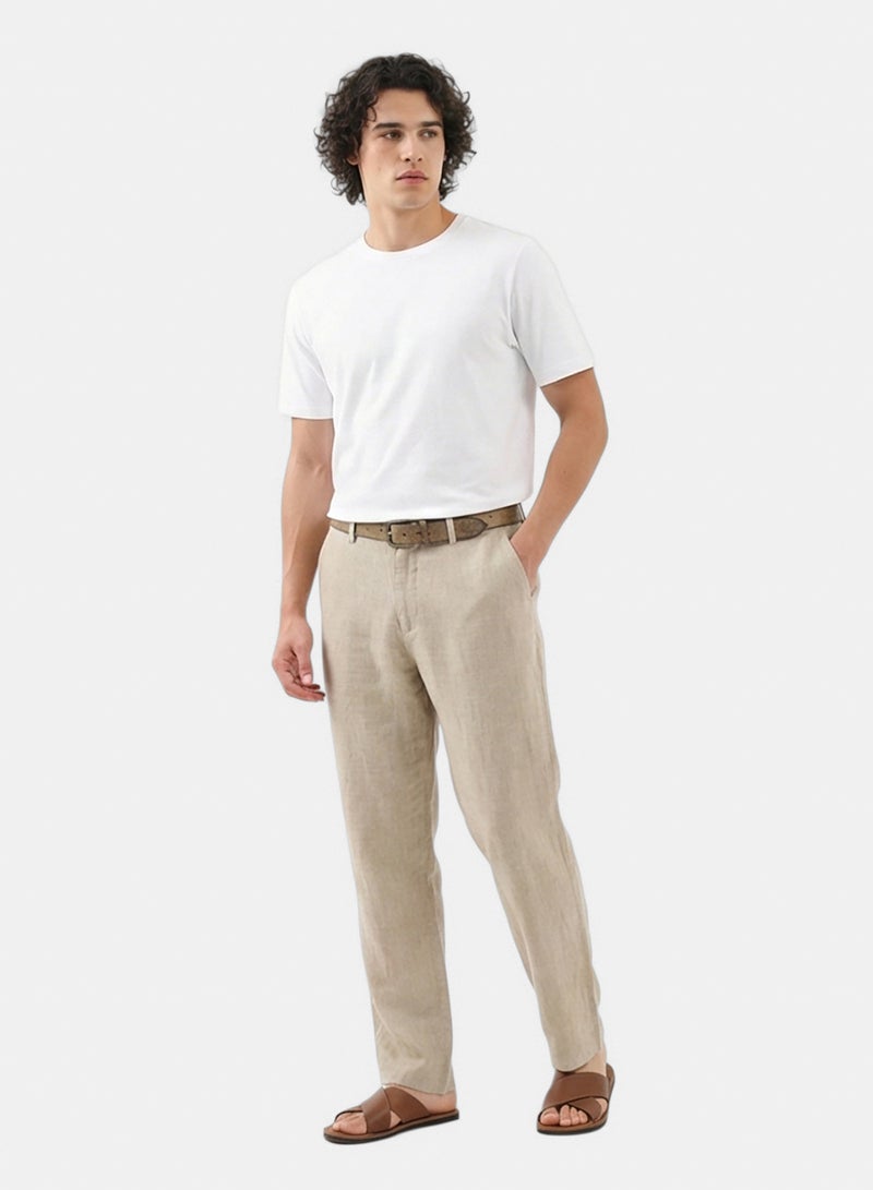 RAVIN Men Solid Crew Neck Short Sleeves Basic Tee - Image 4
