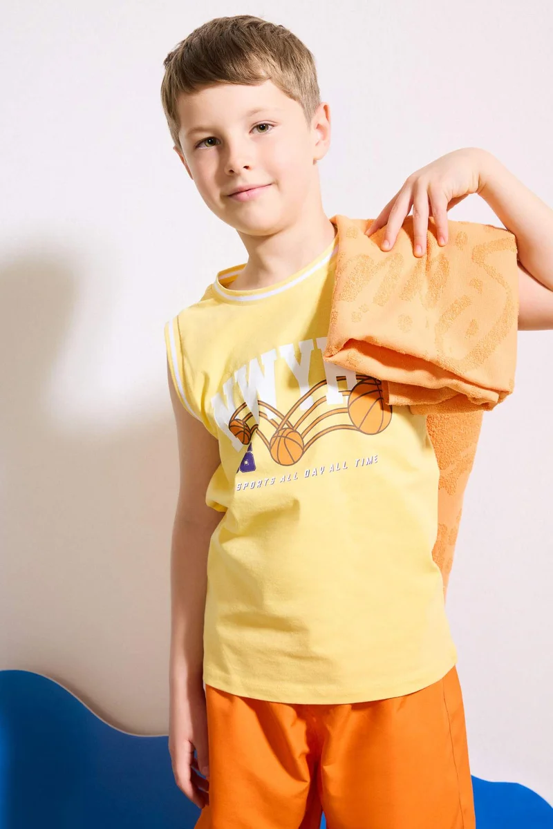 ديفاكتو Boy Regular Fit Tank Top