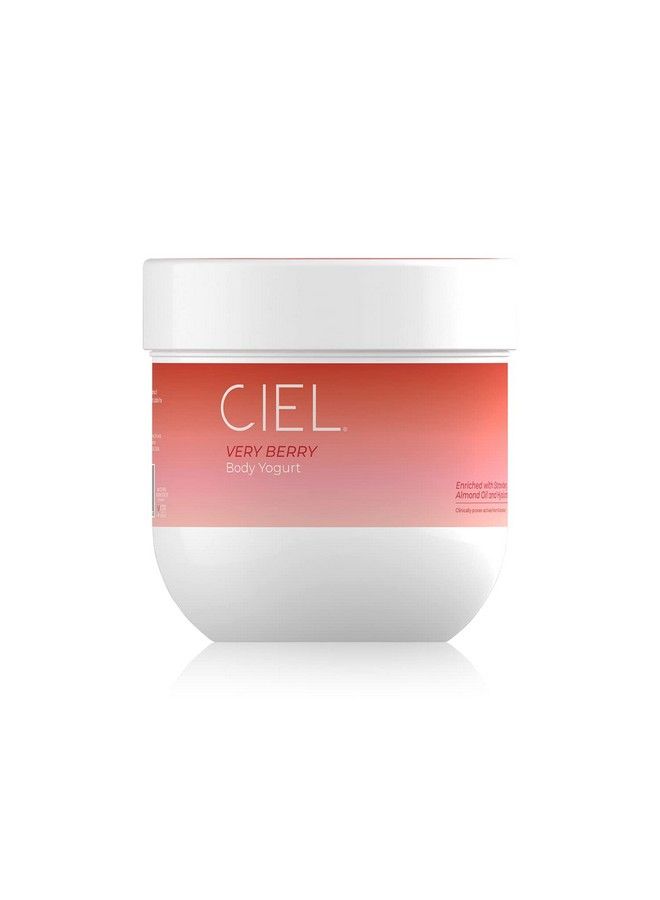 CIEL Body Yogurt For Soft Hydrated & Supple Skin ; Lightweight Long Lasting Moisturizer ; 200 Gm ; 100% Vegan For All Skin Types (Very Berry) - Image 1