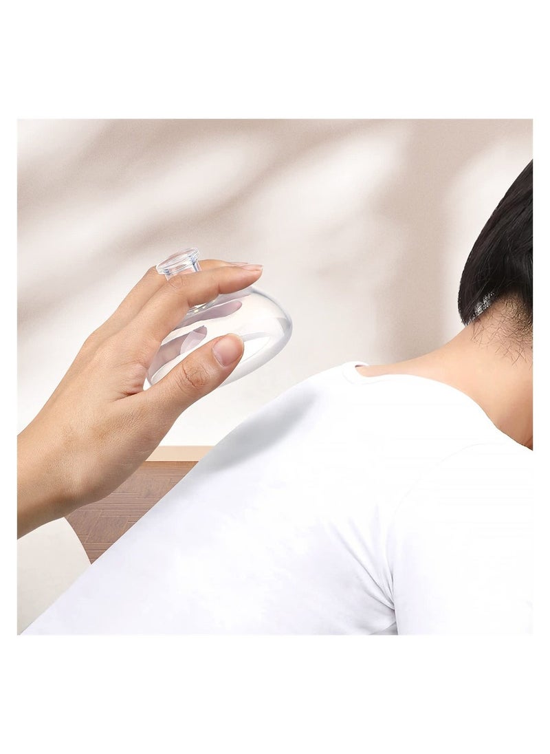SYOSI - 2PCS Chest Percussion Cup, Chest Physical Therapy Aids, Mucus Removal Device Flutter Valve Mucus Removal Device Professional Palm Sputum Remover (S+L) - Image 1