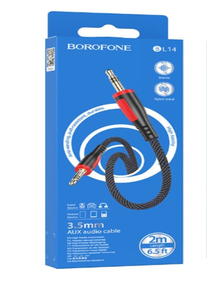 BOROFONE Cable AUX audio 6.5Ft BL14 - Image 4