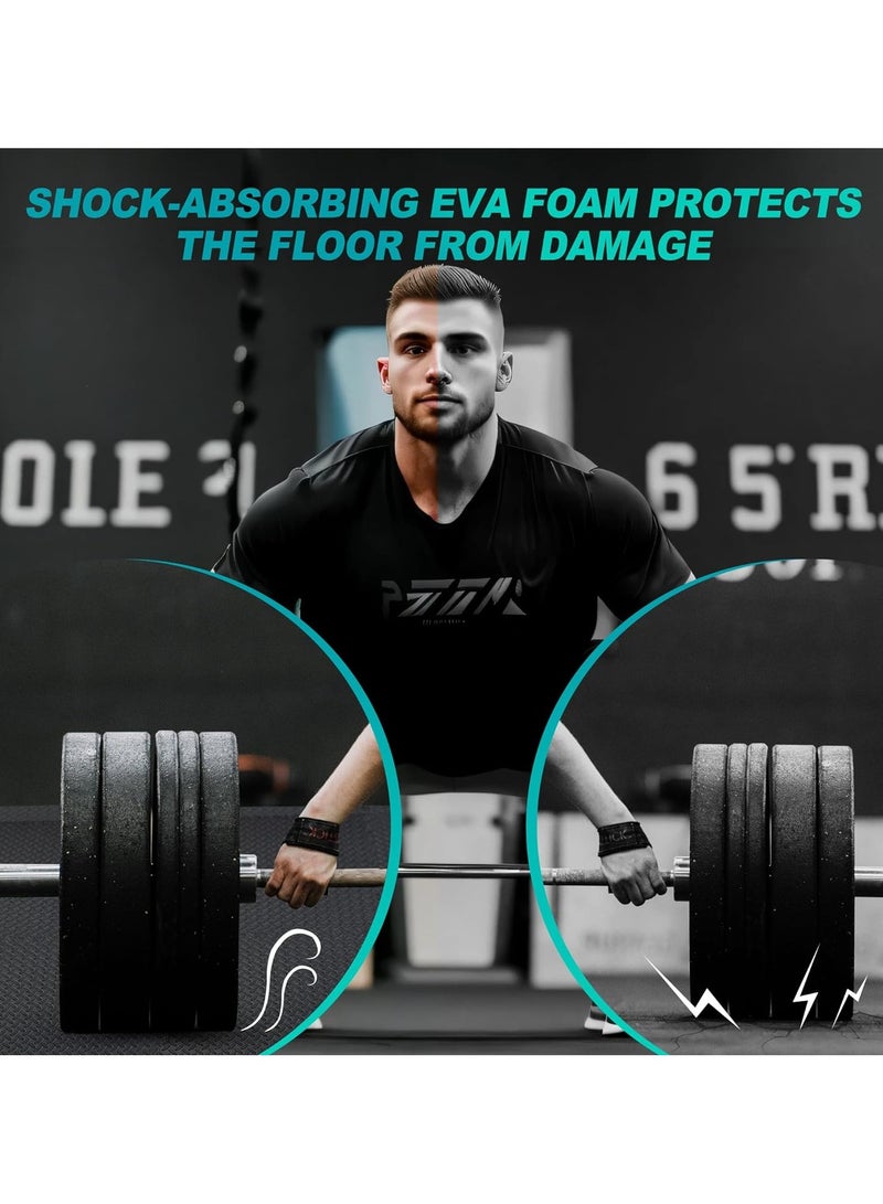 Mat Block Interlocking Foam Tiles Puzzle Mats for Floor 48 SQ FT, 1/2 inch, 12 Tiles, EVA Gym Mat Flooring Exercise Equipment Mat for Home Gym Equipment - Image 5