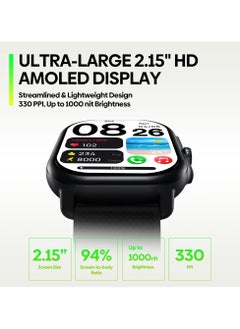 زيبليز ساعة ذكية Zeblaze Beyond 3 PRO GPS الذكية بشاشة 2.15 بوصة AMOLED مدمجة ونظام تحديد المواقع واستيراد الطريق تجعل تلقي المكالمات الهاتفية ساعة ذكية  - Image 4