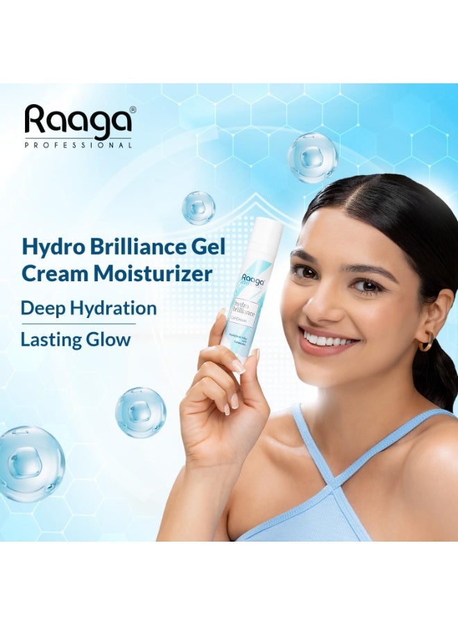 Raaga Professional Hydro Brilliance Gel Cream | Hyaluronic Filler with Ceramides |55ml - Image 3