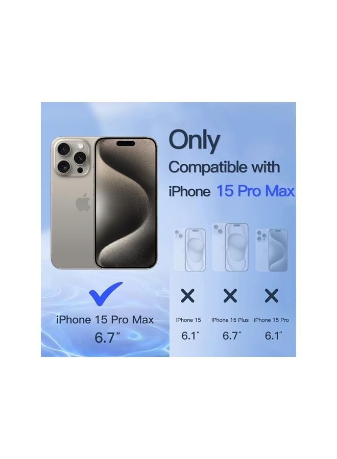 جي تيك واقي شاشة للخصوصية من JETech لهاتف iPhone 15 Pro Max مقاس 6.7 بوصة، طبقة من الزجاج المقوى مضاد للتجسس مع أداة تثبيت سهلة، عبوتان - Image 3