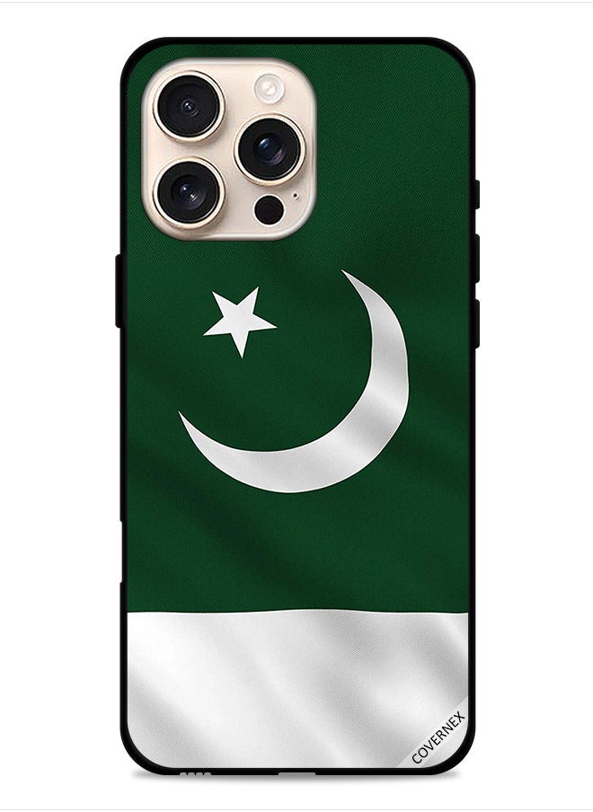Covernex Apple iPhone 16 Pro Protective Case Cover Pakistan Flag  - Image 1