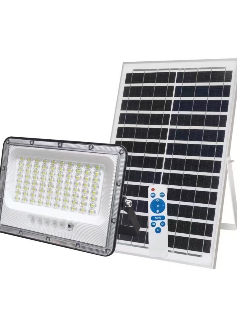 هاكوز كشاف LED يعمل بالطاقة الشمسية بقوة 300 واط، مع جهاز تحكم عن بعد  - Image 1
