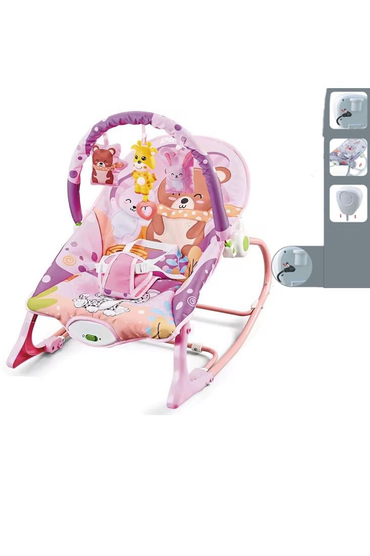 umbrella High quality automatic baby rocking chair with toys and music - Image 1