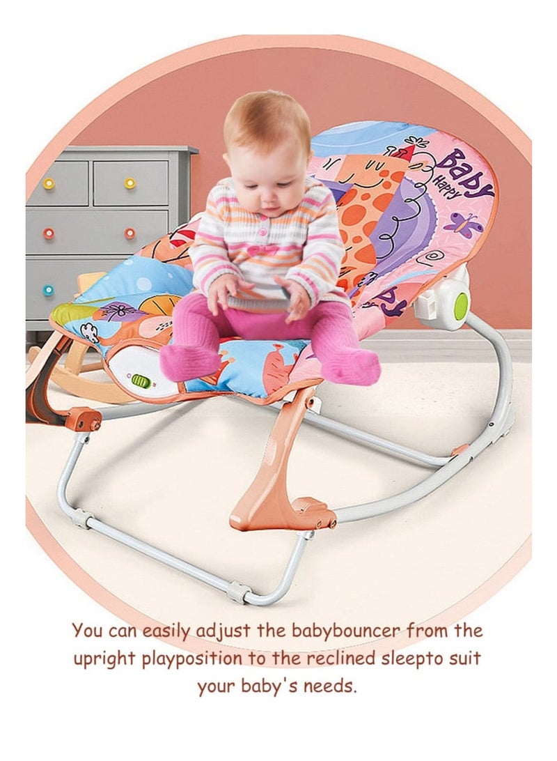 umbrella High quality automatic baby rocking chair with toys and music - Image 2