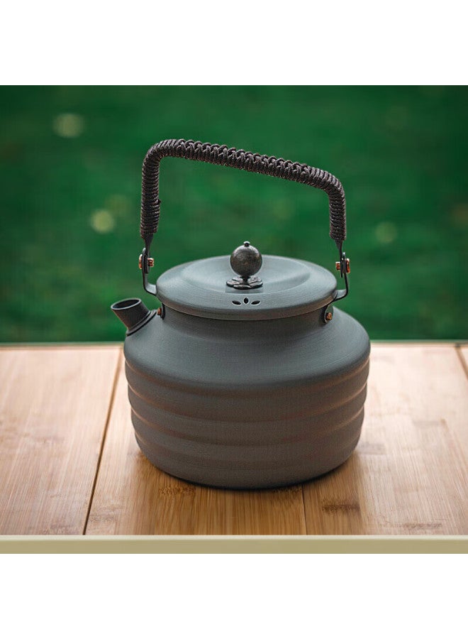 ALOCS Ailu Customer Outdoor Kettle, Tea Set, Camping Kettle, Self-driving Tour Equipment, Tea Brewing Pot, 1.3l Xintang Kettle - Image 1