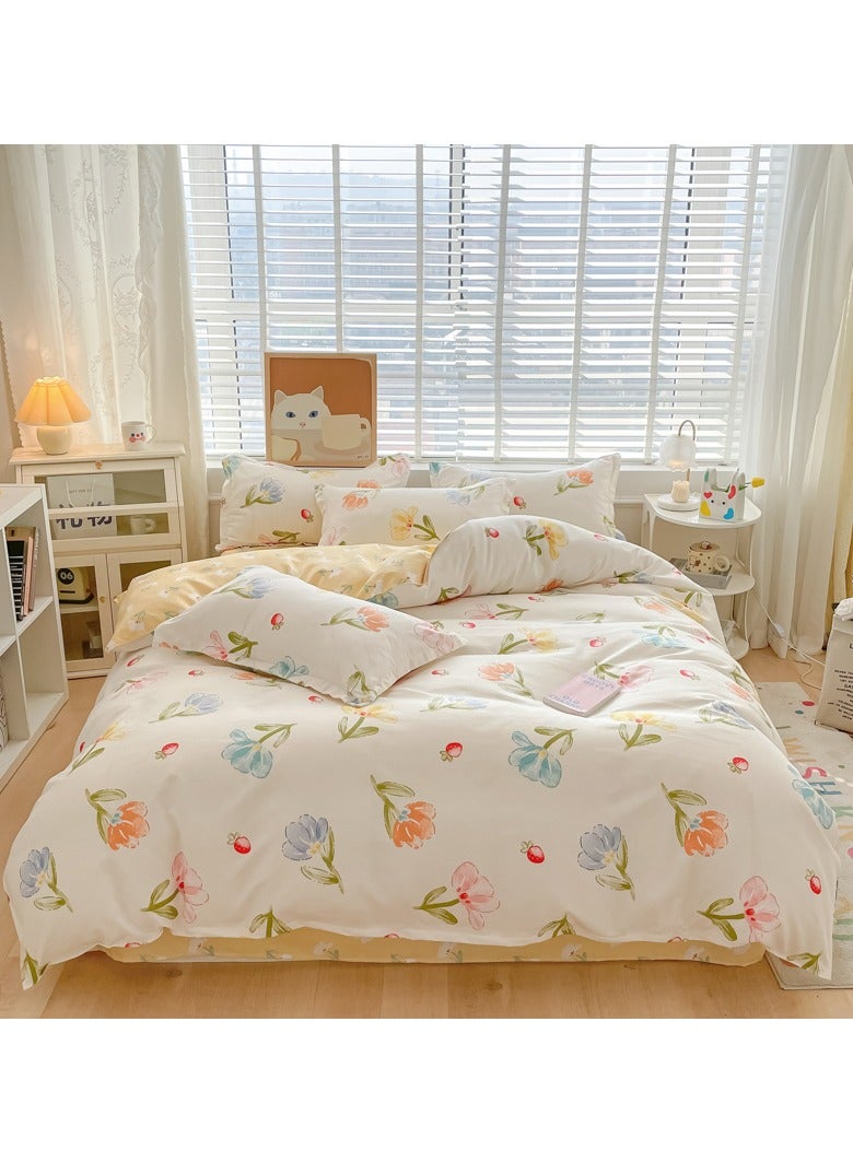 Nariele Dormitory Home Skin Friendly Bedding Bedding Multi Piece Set