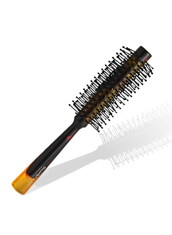 سكارليت لاين فرشاة شعر احترافية لامعة متوسطة الحجم ذات رأس كروي وشعيرات نايلون بمقبض مضاد للانزلاق للرجال والنساء - Image 1