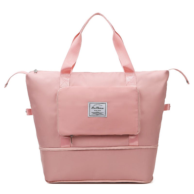 Generic Travel Bag Fitness Bag Waterproof Travel Bag Foldable Handbag Boarding Bag Outdoor Luggage Storage Bag Large - Image 2
