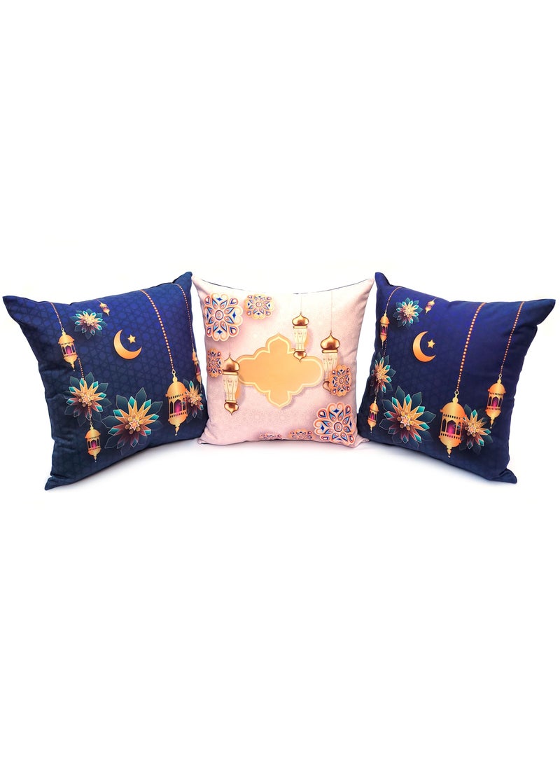 Alwan Set of 3 Ramadan Kareem Cushion Covers - Image 1