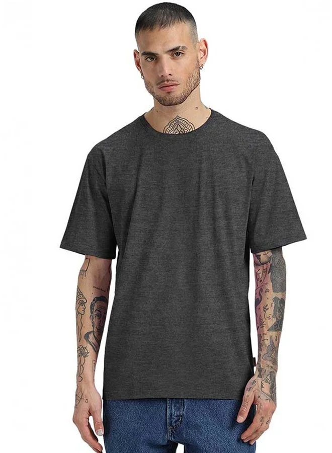 فيردو تيشيرت فيردو قطن خالص مقاس كبير نصف كم للرجال أنثرا