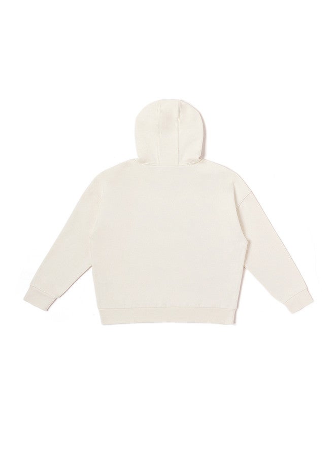 LEE Mall Same Style Oversize Large Logo Print Women's Hooded Sweatshirt Loose Casual - Image 3