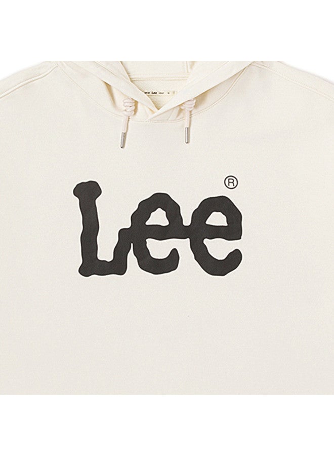 LEE Mall Same Style Oversize Large Logo Print Women's Hooded Sweatshirt Loose Casual - Image 5