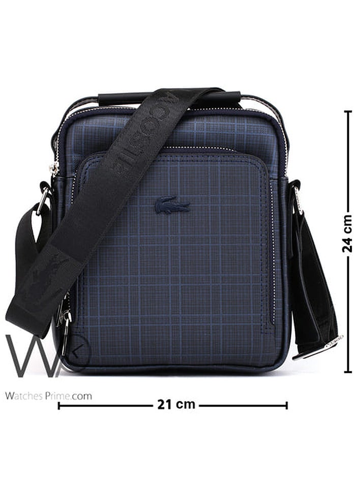 LACOSTE Lacoste Blue Crossbody Bag For Men  - Image 3