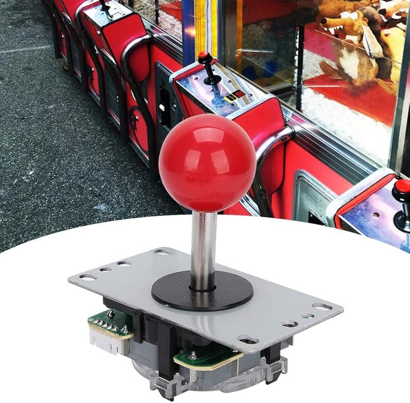 Red DIY Game Joystick Set for Windows Easy Installation Smooth Gaming Experience - Image 4