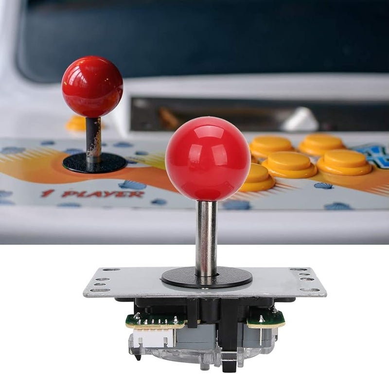 Red DIY Game Joystick Set for Windows Easy Installation Smooth Gaming Experience - Image 3