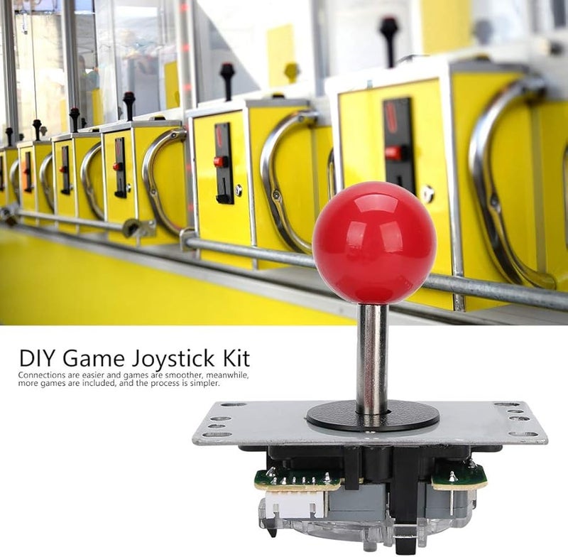 Red DIY Game Joystick Set for Windows Easy Installation Smooth Gaming Experience - Image 5