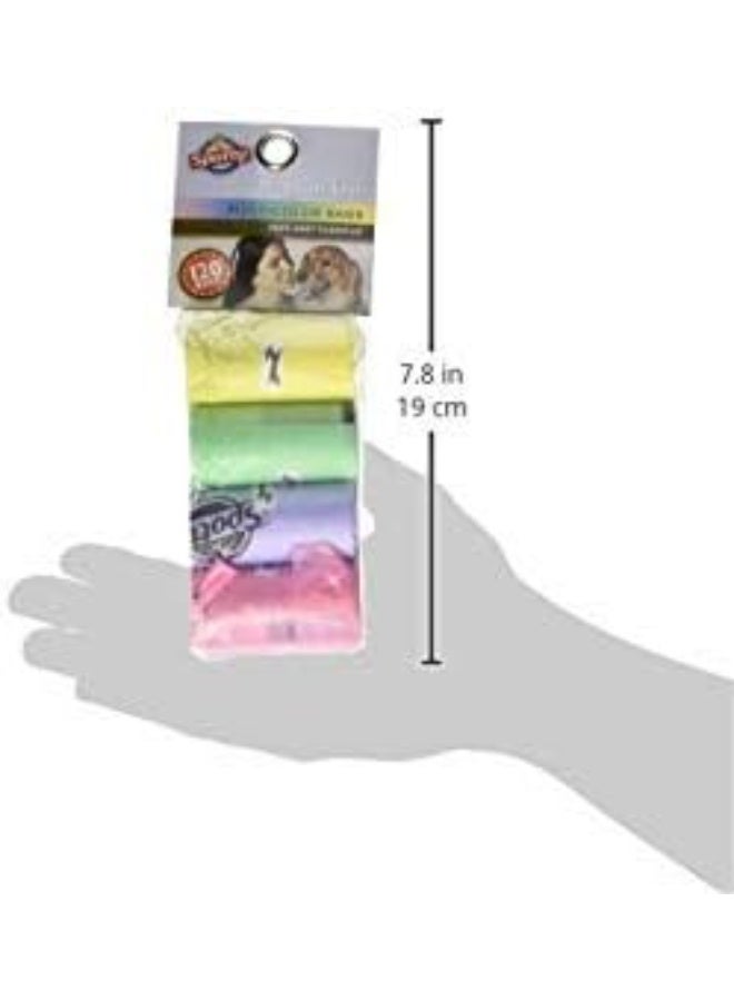 Spotty Leak-Proof, Easy Tear Off Refill Rolls, Disposable Pet Dog Poop Bags to Go for Waste Pickup, Multicolor, 120 ct, 8" x 15" - Image 2