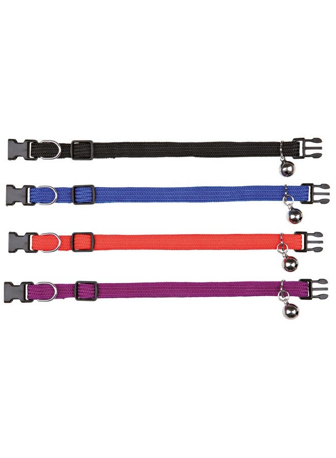 تريكسي طوق مطاطي قابل للتعديل مع جرس (قد يختلف اللون) - قطعة واحدة ومكافآت القطط اللذيذة Kittos Sunfish & Chicken Twirls - 3 قطع - Image 1