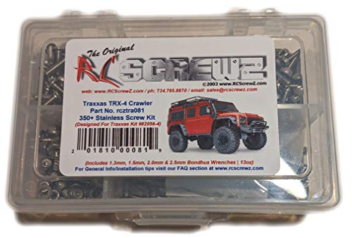 RC Screwz TRA081 - Compatible with Traxxas TRX4 TRX-4 (82056-4) Stainless Steel Screw Kit - Image 1