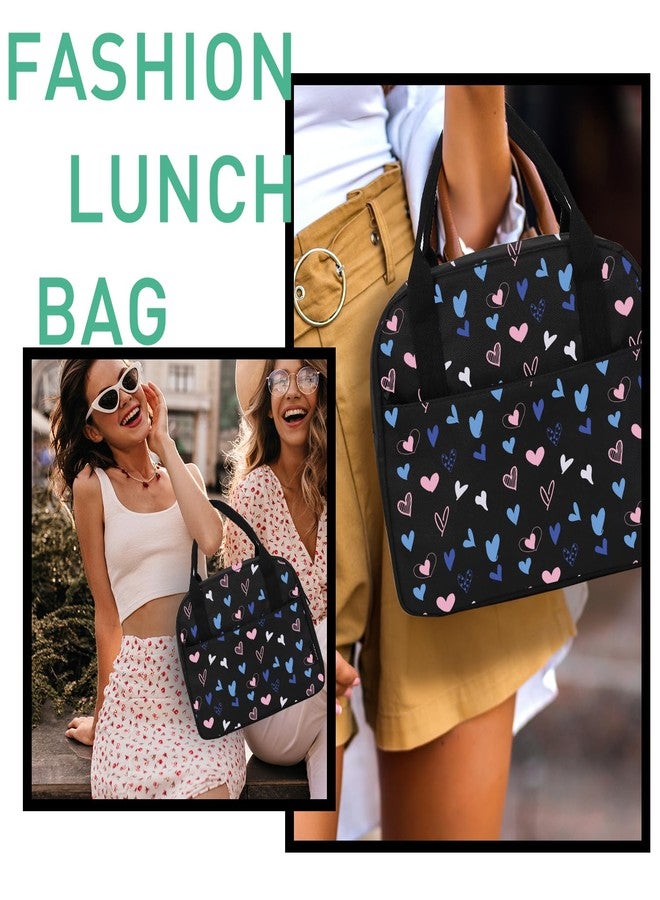 VLM Lunch Bag,Lunch Box for Women Men,Reusable Insulated Lunch Tote,Small Leakproof Cute Lunch Cooler with High Capacity for Work,Picnic,Campin - Image 5