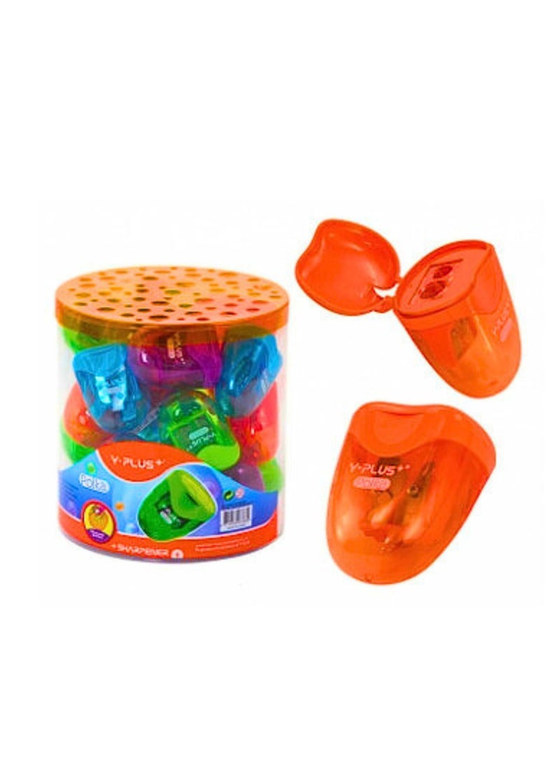 YPlus Sharpner Polka Jar (Pack of 12 Pieces) - Image 1