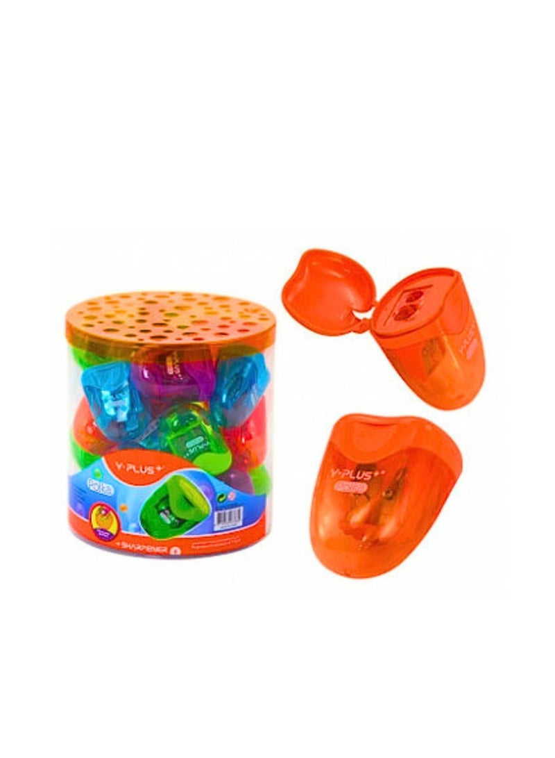 YPlus Sharpner Polka Jar (Pack of 12 Pieces) - Image 2