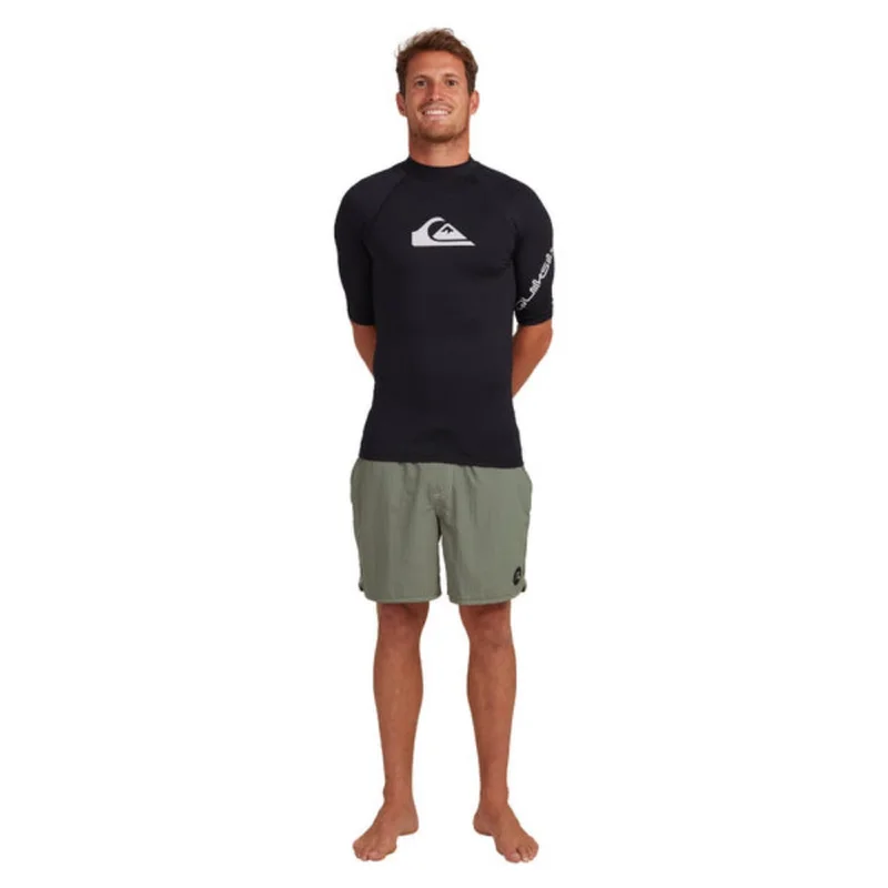 كويك سيلفر All Time Short Sleeve UPF 50 Rash Vest - Men