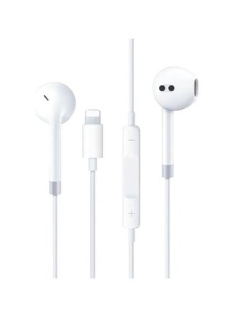 Wired Earbuds with Lightning Connector & Microphone – Stereo Headphones with Built-in Volume Control, High Bass Sound, Compatible with iPhone 14 Pro Max, 14, 13 Pro Max, 12 Pro Max, 11 Pro Max, iPhone X, iPad – White - pzsku/ZDC44218597B260B141D1Z/45/_/1737533364/00d64b6a-723e-46d5-847d-4c4bdea9ce1d